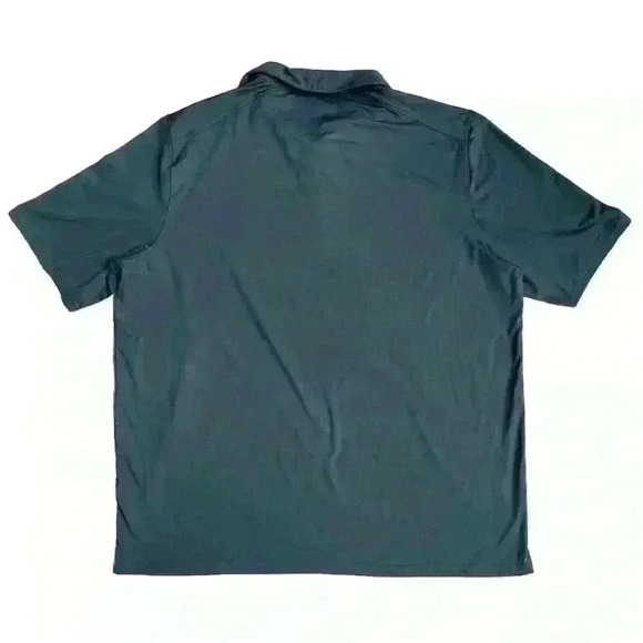 Gerry Men's Brushed Knit Stretch Polo Shirt Blue XXL - Picture 2 of 8